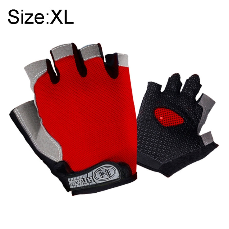 Summer Men Women Fitness Gloves Gym Weight Lifting Cycling Yoga Training Thin Breathable Antiskid Half Finger Gloves, L, S, XL, M