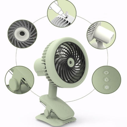 Desktop Office Small Fan USB Charging Clip Fan