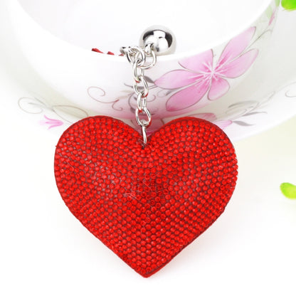 Heart Keychain Leather Tassel Gold Key Holder Metal Crystal Key Chain Keyring Charm Bag Auto Pendant Gift, purple, green, dark blue, lake blue, silver white, watermelon red, light blue, orange, black white, magenta, black gray, yellow, light red, red