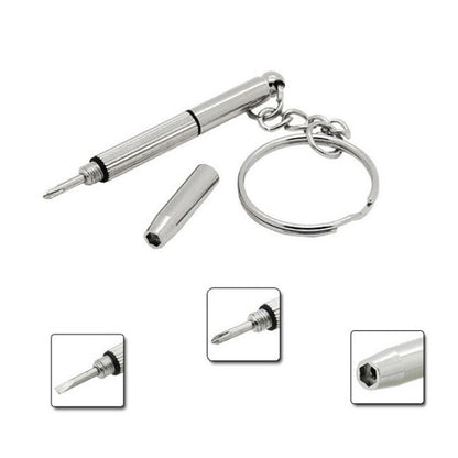Multifunctional Keychain Repair Tool Screwdriver Portable Mini Multi Tool Key Ring, screwdriver Shape