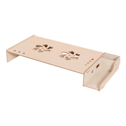 Elevated Wood Computer Monitor Stand Riser Laptop Shelf Desk Organizer with Keyboard Storage, TBD049404601A, TBD049404601B, TBD049404601C, TBD049404601D