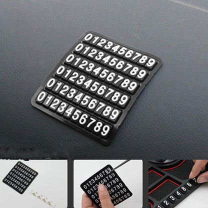 Car Interior Car Multifunctional Instrument Panel Storage Pad Car Phone Bracket Anti-slip Pad With Stop, Stereo Red Circle, Stereo Blue Circle, Rotating Red Circle, Rotating Blue Circle, Rotating Black Circle