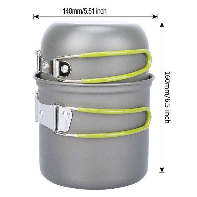 Outdoor Hiking Camping Wood Stove Set With Cutlery