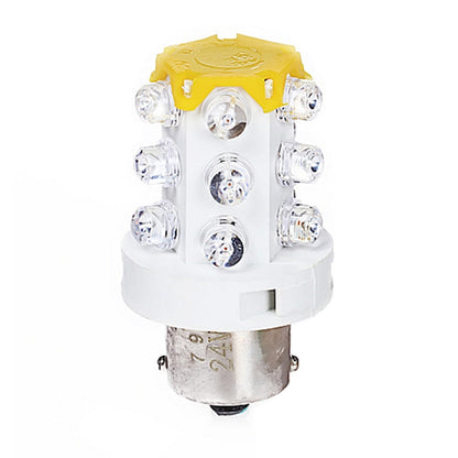 B15 15 LEDs Small Bulb LED Warning Light, Random Color Delivery, 12V, 24V, 220V