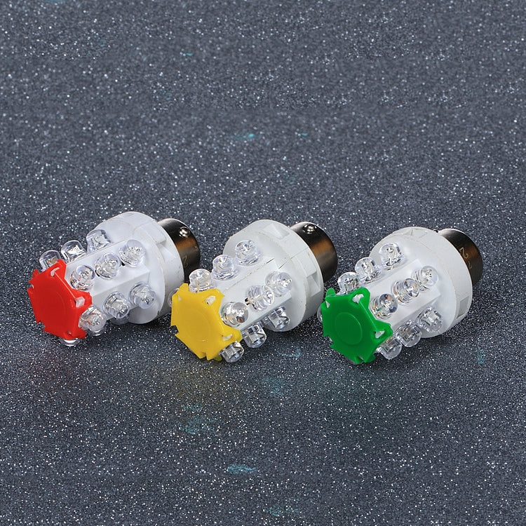 B15 15 LEDs Small Bulb LED Warning Light, Random Color Delivery, 12V, 24V, 220V