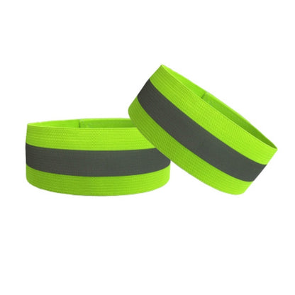 Reflective Band High Visibility Elastic Wristbands Outdoor Sports Running Cycling Night WarningWrist Band, Green, Blue, Pink, Orange