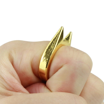 Women Men Safety Survival Ring Tool Self Defence Stainless Steel Finger Defense Ring