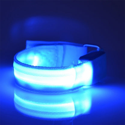 Nylon Night Sports LED Light Armband Light Bracelet, Battery Version Blue, USB Charging Version Blue, Battery Version White, USB Charging Version White, Battery Version Red, USB Charging Version Red, Battery Version Green, USB Charging Version Green