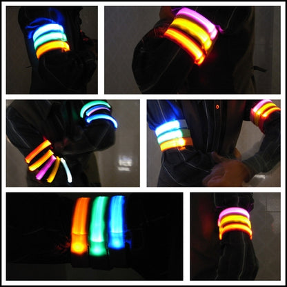 Nylon Night Sports LED Light Armband Light Bracelet, Battery Version Blue, USB Charging Version Blue, Battery Version White, USB Charging Version White, Battery Version Red, USB Charging Version Red, Battery Version Green, USB Charging Version Green