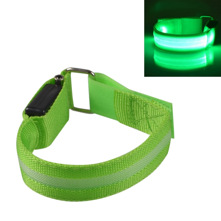 Nylon Night Sports LED Light Armband Light Bracelet, Battery Version Blue, USB Charging Version Blue, Battery Version White, USB Charging Version White, Battery Version Red, USB Charging Version Red, Battery Version Green, USB Charging Version Green