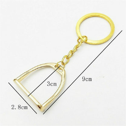 2 PCS Stable Keychain Alloy Jewelry Pendant Smooth Alloy Pendant