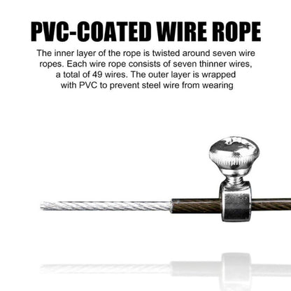 Steel Wire Skipping Skip Adjustable Fitness Jump Rope，Length: 3m, Steel Wire Jump Rope (Megenta), Steel Wire Jump Rope (Black), Steel Wire Jump Rope (Blue), Steel Wire Jump Rope (Grey), Steel Wire Jump Rope (Green), Steel Wire Jump Rope (Orange)