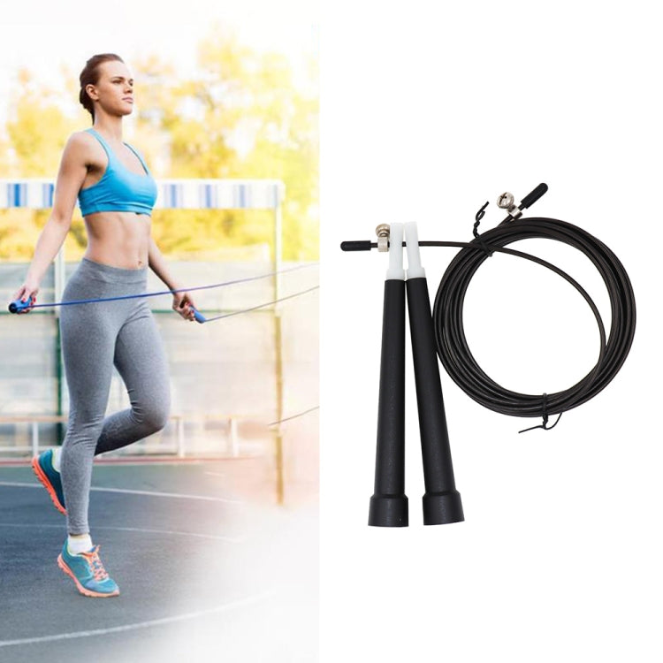 Steel Wire Skipping Skip Adjustable Fitness Jump Rope，Length: 3m, Steel Wire Jump Rope (Megenta), Steel Wire Jump Rope (Black), Steel Wire Jump Rope (Blue), Steel Wire Jump Rope (Grey), Steel Wire Jump Rope (Green), Steel Wire Jump Rope (Orange)
