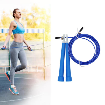 Steel Wire Skipping Skip Adjustable Fitness Jump Rope，Length: 3m, Steel Wire Jump Rope (Megenta), Steel Wire Jump Rope (Black), Steel Wire Jump Rope (Blue), Steel Wire Jump Rope (Grey), Steel Wire Jump Rope (Green), Steel Wire Jump Rope (Orange)