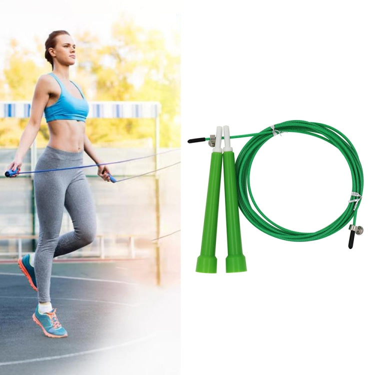 Steel Wire Skipping Skip Adjustable Fitness Jump Rope，Length: 3m, Steel Wire Jump Rope (Megenta), Steel Wire Jump Rope (Black), Steel Wire Jump Rope (Blue), Steel Wire Jump Rope (Grey), Steel Wire Jump Rope (Green), Steel Wire Jump Rope (Orange)