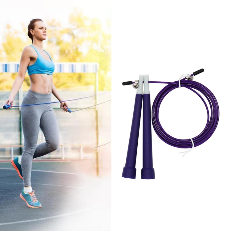Steel Wire Skipping Skip Adjustable Fitness Jump Rope，Length: 3m, Steel Wire Jump Rope (Megenta), Steel Wire Jump Rope (Black), Steel Wire Jump Rope (Blue), Steel Wire Jump Rope (Grey), Steel Wire Jump Rope (Green), Steel Wire Jump Rope (Orange)