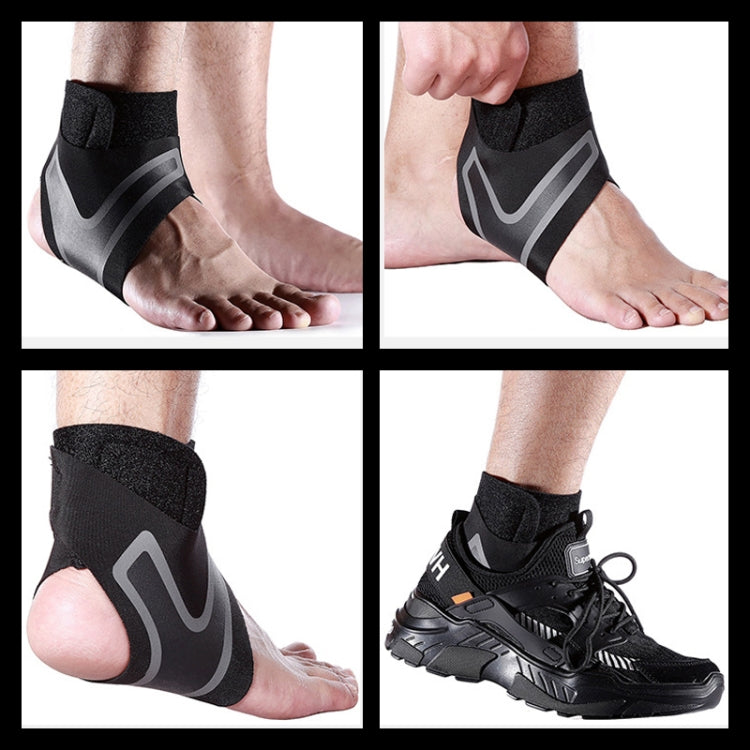 Sport Ankle Support Elastic High Protect Sports Ankle Equipment Safety Running Basketball Ankle Brace Support, L, Left (Black Grey), L, Right (Black Grey), S, Left (Black Grey), S, Right (Black Grey), M, Left (Black Grey), M, Right (Black Grey)