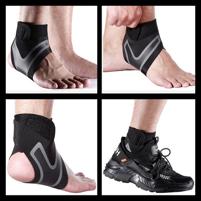 Sport Ankle Support Elastic High Protect Sports Ankle Equipment Safety Running Basketball Ankle Brace Support, L, Left (Black Grey), L, Right (Black Grey), S, Left (Black Grey), S, Right (Black Grey), M, Left (Black Grey), M, Right (Black Grey)