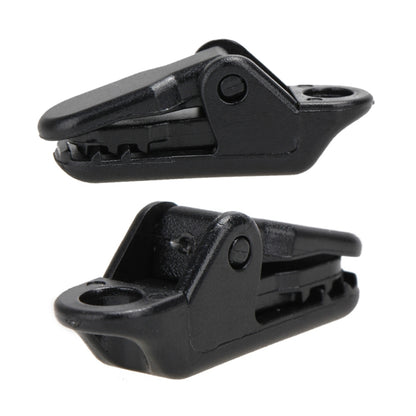 10pcs Tents Accessories Awning Wind Rope Clamp Plastic Clip Outdoor Camping Tent Alligator Cip Hook, Plastic Clip