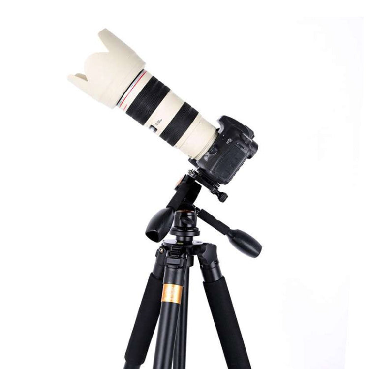 Q620 4-Section Folding Legs Heavy Duty Aluminum Alloy Tripod With Three-Dimensional Damping Tripod Heads, Q620