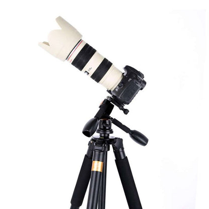 Q620 4-Section Folding Legs Heavy Duty Aluminum Alloy Tripod With Three-Dimensional Damping Tripod Heads, Q620