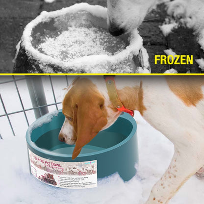 Pet Heating Bowl Cat And Dog Food Tray Automatic Constant Temperature And Heat Preservation Water Bowl, US Plug 110-130V, JP Plug 110-130V