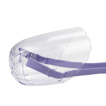 Pets Bathing Injection Anti-Bite Transparent Muzzle, M
