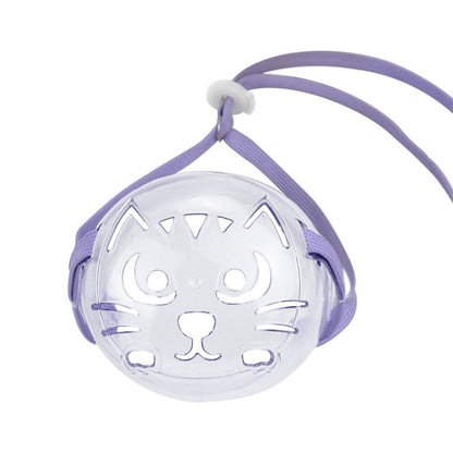 Pets Bathing Injection Anti-Bite Transparent Muzzle, M