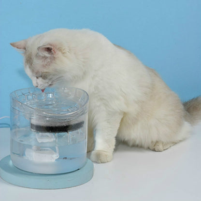 Pet Automatic Circulating Silent And Does Not Leak Electricity Water Dispenser, US Plug  Transparent Color, UK Plug Transparent Color, US Plug  Smart Induction Starter, EU Plug Smart Induction Starter