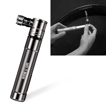 WILD MAN Mountain Road Bike Portable Bicycle Pump Us And French Mouth Universal Pump Mini Basketball Football Pump, GK8 (Silver), GK8 (Red)