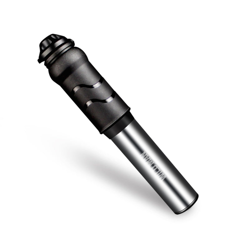 WILD MAN High Pressure Mountain Road Bike Portable Bicycle Pump Us And French Mouth Universal Mini Basketball Pump, GK1 (Bright Silver)