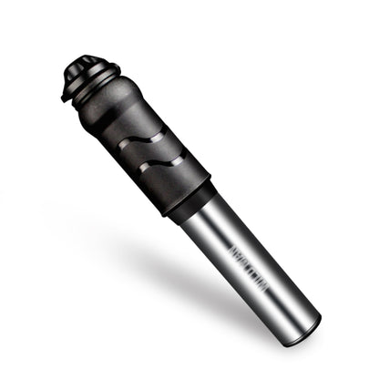 WILD MAN High Pressure Mountain Road Bike Portable Bicycle Pump Us And French Mouth Universal Mini Basketball Pump, GK1 (Bright Silver)