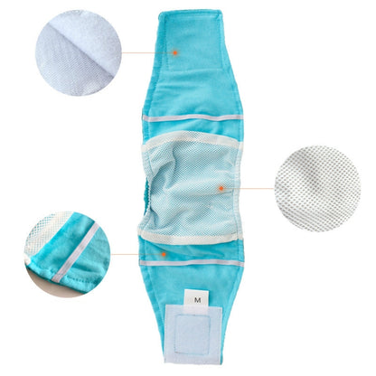 Solid Color Physiology Pants For Pet Male Dogs Polite And Anti-Harassment Puppy Safety Pants, S, M, L, XL