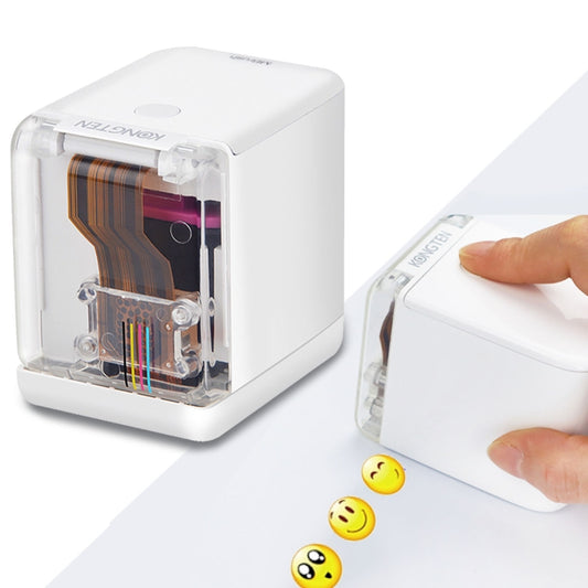 Mbrush Handheld Printer Custom Content Portable Full Color Inkjet Printer with Ink Cartridges, Mbrush
