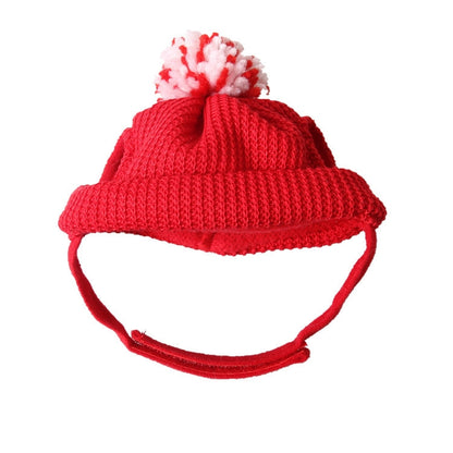 Pet Supplies Puppy Christmas Hat Holiday Woolen Hat, Woolen Hat