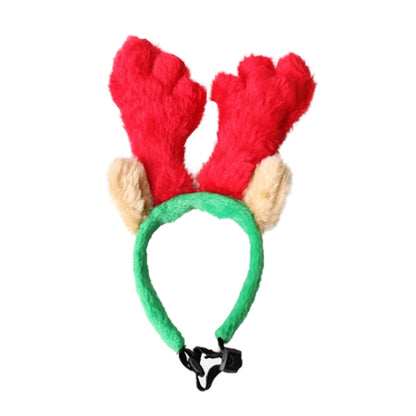 Christmas Pet Supplies Puppy Hat Holiday Ornaments Antlers Headband, S