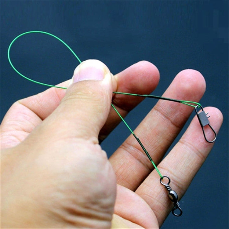 20 PCS Luya Front Wire With Pin Wire Anti-bite Wire, 20CM, 25CM, 30CM, 15CM