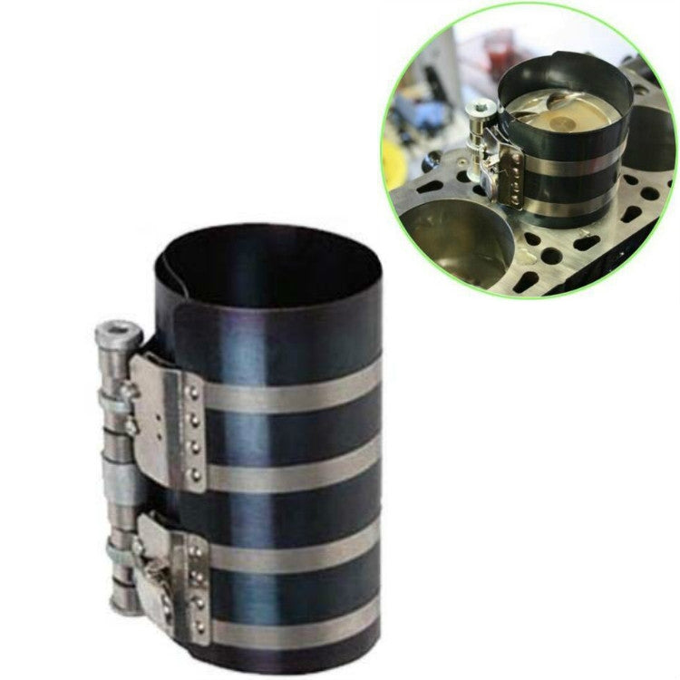 2 PCS Piston Ring Compressor Shrinker Piston Ring Installation Tool Engine Repair Tool, 3 inch, 4 inch, 6 inch
