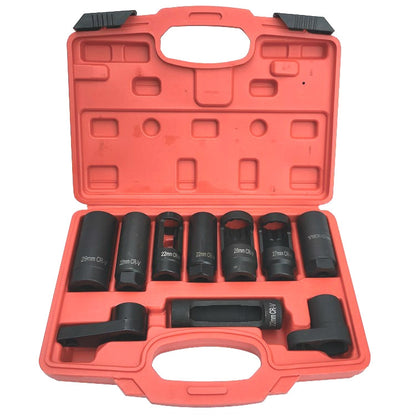 10 In 1 Oxygen Sensor Sleeve Removal Tool Wrench Set, 10 In 1