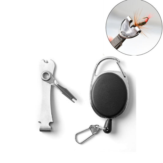 Outdoor Fishing Supplies Fishing Clamp Fishing Line Scissors Telescopic Keychain, 2 in 1 With Keychain, 3 in 1 With Keychain, 3 in 1  Fishing Line Knife