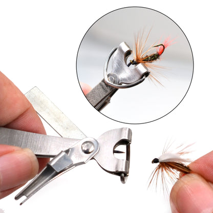 Outdoor Fishing Supplies Fishing Clamp Fishing Line Scissors Telescopic Keychain, 2 in 1 With Keychain, 3 in 1  Fishing Line Knife, 3 in 1 With Keychain