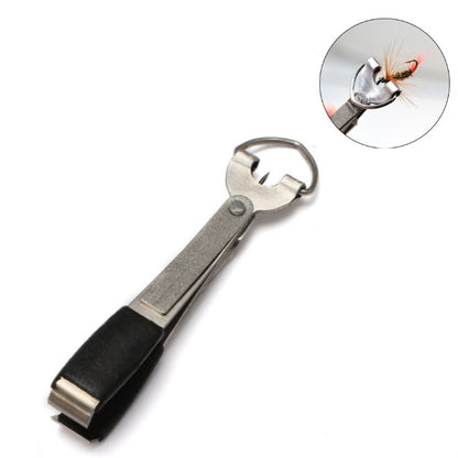 Outdoor Fishing Supplies Fishing Clamp Fishing Line Scissors Telescopic Keychain, 2 in 1 With Keychain, 3 in 1  Fishing Line Knife, 3 in 1 With Keychain