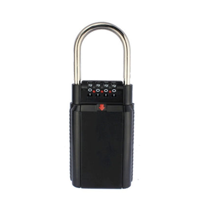 Password Key Box Household Wall-Mounted Decoration Site Password Box, Black, Silver
