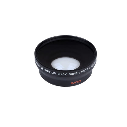 52mm 2 In 1 0.45x Wide-Angle + Macro Camera Lens, 52mm 0.45x
