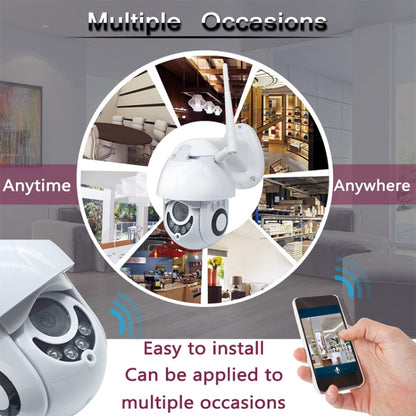 PTZ Control 355 Degree Rotation Infrared WiFi Smart Dome Camera, Two-Way Voice Intercom Monitor, OU-A1IN