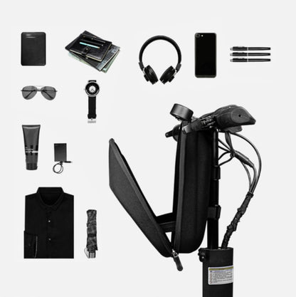 For Xiaomi No. 9 Electric Scooter PU Leather Waterproof EVA Hard Shell Bag Electric Folding Car Front Bag, 30 x 16.5 x 14.5cm