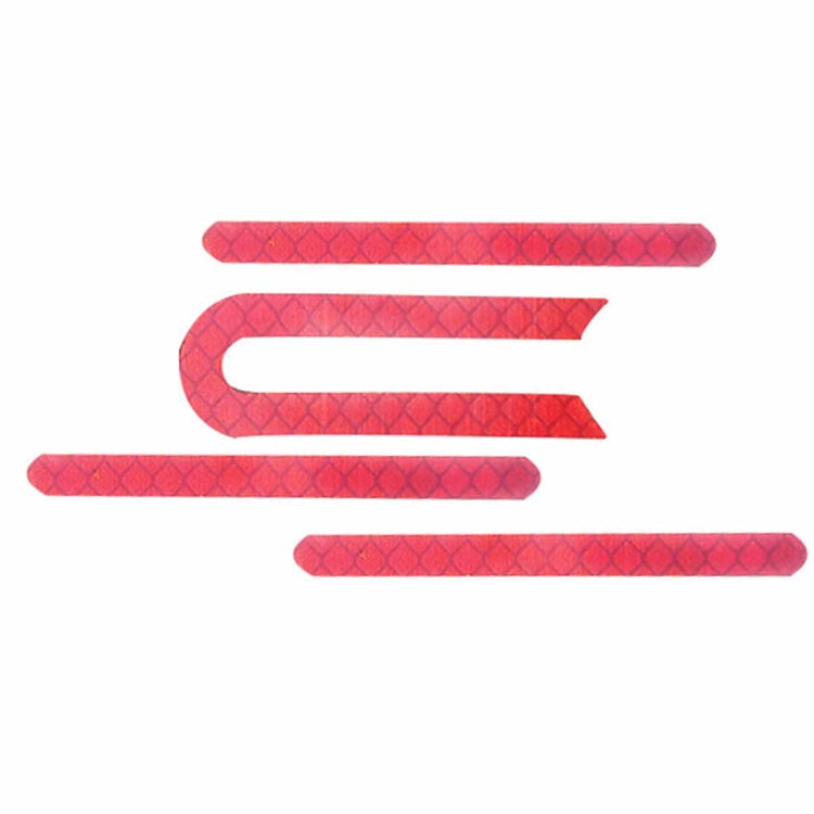 One Font U-shaped Reflective Strip for Xiaomi M365 Pro Electric Scooter Front and Rear Wheels