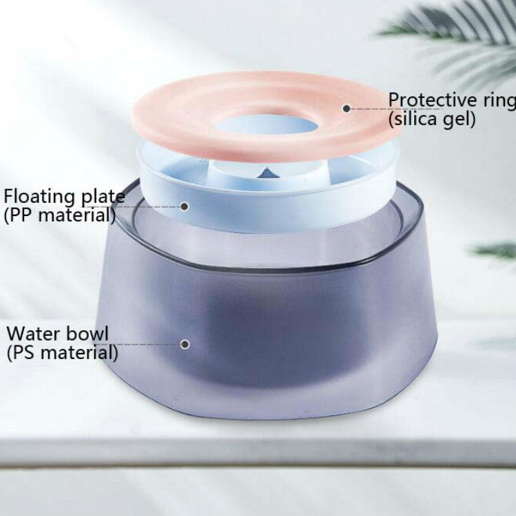 Pet Buoyancy Drinking Bowl Splash-Proof Water for Dogs and Cats Drinking Water Bowl