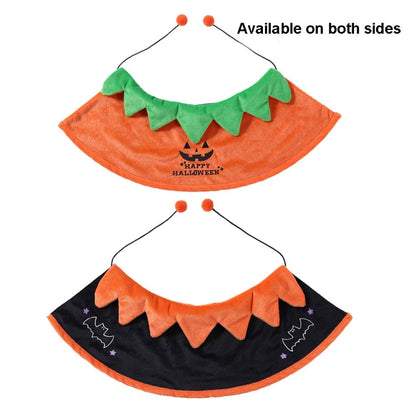 Halloween Pet Cloak Clothes Double-Sided Embroidered Dress Up Cloak, S, M