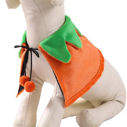 Halloween Pet Cloak Clothes Double-Sided Embroidered Dress Up Cloak, S, M